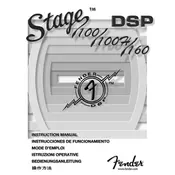 Fender Stage 100 Combo DSP 2267000020 120V 60Hz US Amplifier manual cover