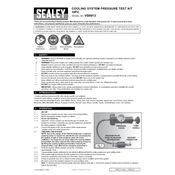 Sealey VS0013 Kit manual cover