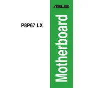 ASUS P8P67 LX Motherboard manual cover