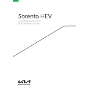 Kia Sorento HEV Car Infotainment 2023 SUV manual cover