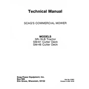 Scag SR-18B Tractor manual cover