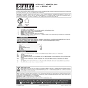 Sealey RCD981.V2 Adaptor manual cover