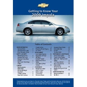 Chevrolet Impala 2009 manual cover