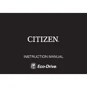 Citizen B8085 Watch manual cover