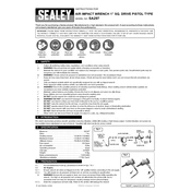 Sealey SA297 Impact Wrench manual cover