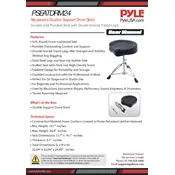 Pyle PSEATDRM24 Stool manual cover