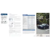 Hyundai Sonata 2022 Sedan manual cover