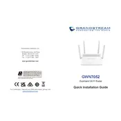 Grandstream GWN7052 Router manual cover