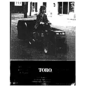 Toro Wheel Horse 32-12B5A2 Tractor manual cover