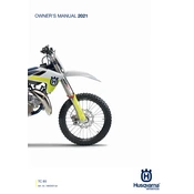 Husqvarna TC 85 2021 Motorcycle manual cover