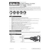 Sealey SA686 Impact Wrench manual cover