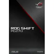 ASUS ROG SWIFT PG27UQ Monitor manual cover