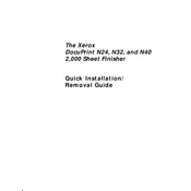 Xerox DocuPrint N24 Printer manual cover