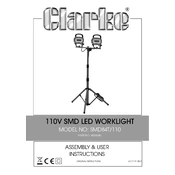 Clarke 4003640 SMD84T 110V SMD LED Worklight manual cover