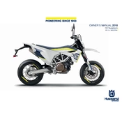 Husqvarna 701 Supermoto 2018 Motorcycle manual cover