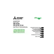 Mitsubishi FR-A7AY E Inverter manual cover