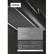 Siemens iQ100 LB53NAA30 Hood manual cover