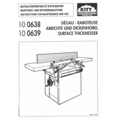 Kity 10 0638 3300639902 Planing Machine manual cover