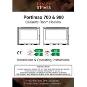 Henley Stoves Portimao 700 Heater manual cover