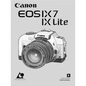 Canon EOS IX manual cover