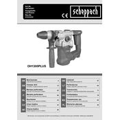 Scheppach DH1300PLUS 5907902901 Rotary Hammer manual cover