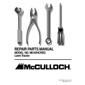 McCulloch MI145HCRDC manual cover