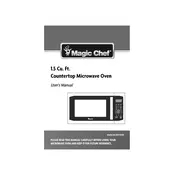 Magic Chef MCM1511KSB Microwave manual cover