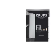 Krups EA901050 0A10475 Espresso Machine manual cover