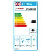 Bosch Series 4 DWA66DM50B Hood