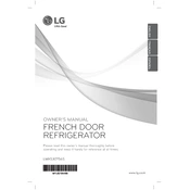 LG LMXS30756S Refrigerator manual cover