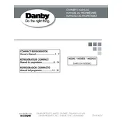 Danby DAR033A1BSLDBO Refrigerator manual cover