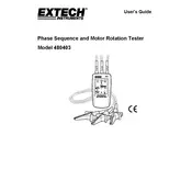 Flir Extech 480403 Tester manual cover