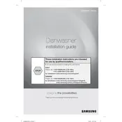 Samsung DW80M9550UG Dishwasher manual cover