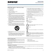 Shure PA805Z2-RSMA Antenna manual cover