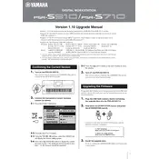 Yamaha PSR-S710 Keyboard manual cover