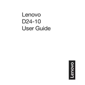 Lenovo D24-10 65E2-KC1-WW Monitor manual cover