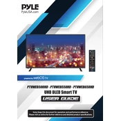 Pyle PTVWEB50UHD TV manual cover