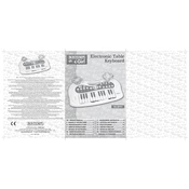 Bontempi 12 2771 Electronic Table Keyboard manual cover