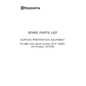 Husqvarna PG 280 Surface Preparation Equipment Grinder