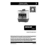 Sencor SPR 3600WH Pressure Cooker manual cover