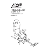 ADX ARSFBA0117 FIREBASE A01 Racing Seat manual cover