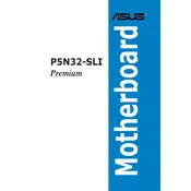 ASUS P5N32-SLI Premium-WiFi-AP Motherboard manual cover