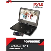 Pyle PDV905BK DVD Player manual cover