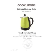 Cookworks 7245459 XB6598-WD Kettle manual cover