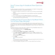 Xerox Connect App for QuickBooks Online Application manual cover