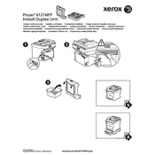 Xerox Phaser 6121MFP Duplex Unit Printer manual cover