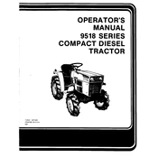 Simplicity 9518 Series 2097352 Tractor manual cover