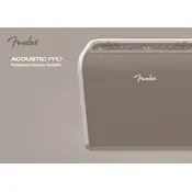 Fender Acoustic Pro 2271100000 120V 60Hz Amplifier manual cover