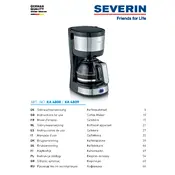 Severin KA 4808 Coffee Maker manual cover