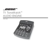 Bose T1 ToneMatch Audio Engine manual cover